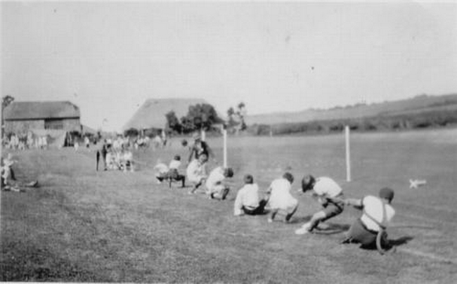 Tug of War at Bere Regis Fete. 